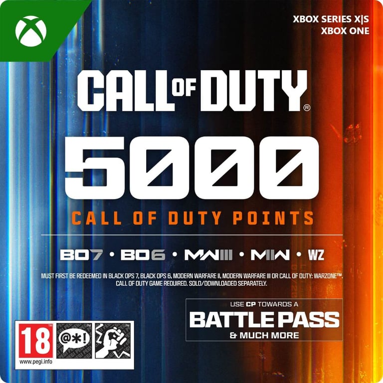5000 Call of Duty Points