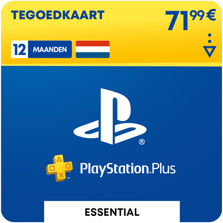 PlayStation Plus Essential - 12 maanden (tegoed)