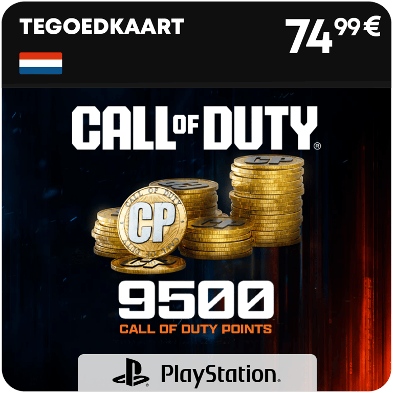 9500 CoD points (tegoed)