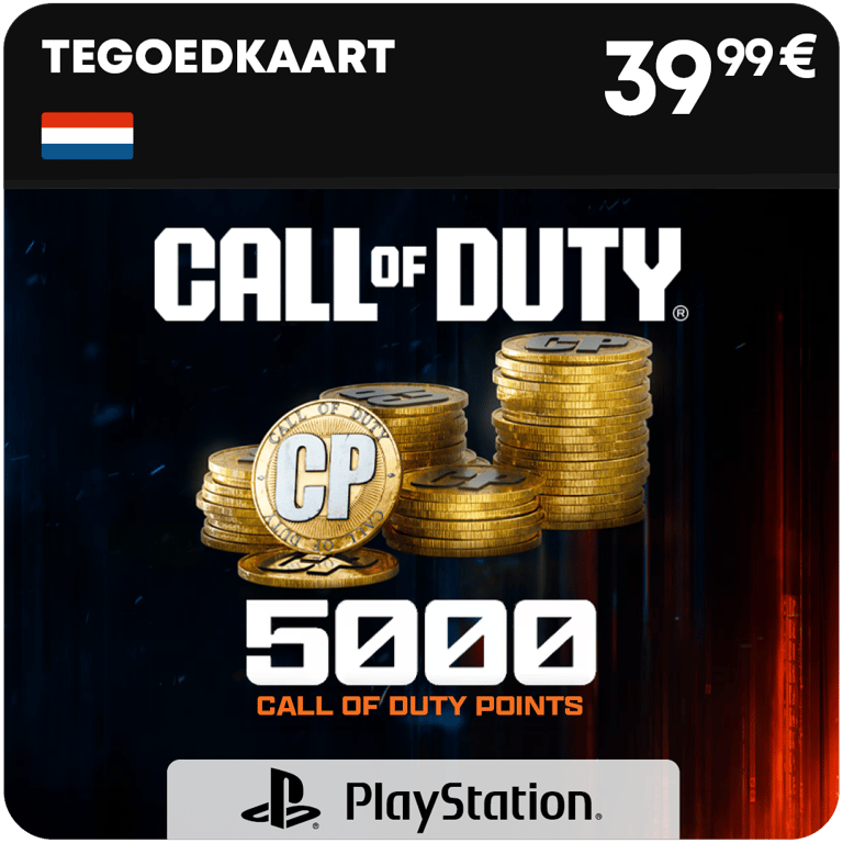 5000 CoD points (tegoed)