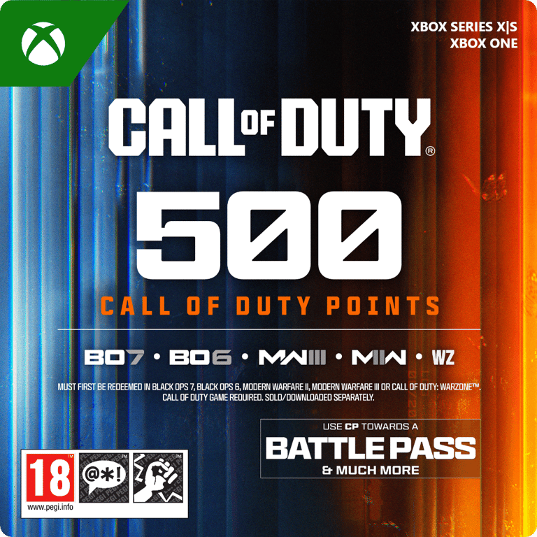 500 Call of Duty Points