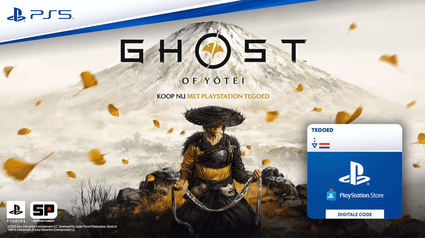 Ghost of Yōtei op PS5: win PlayStation tegoed