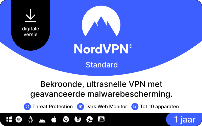 NordVPN Standard - 12 maanden