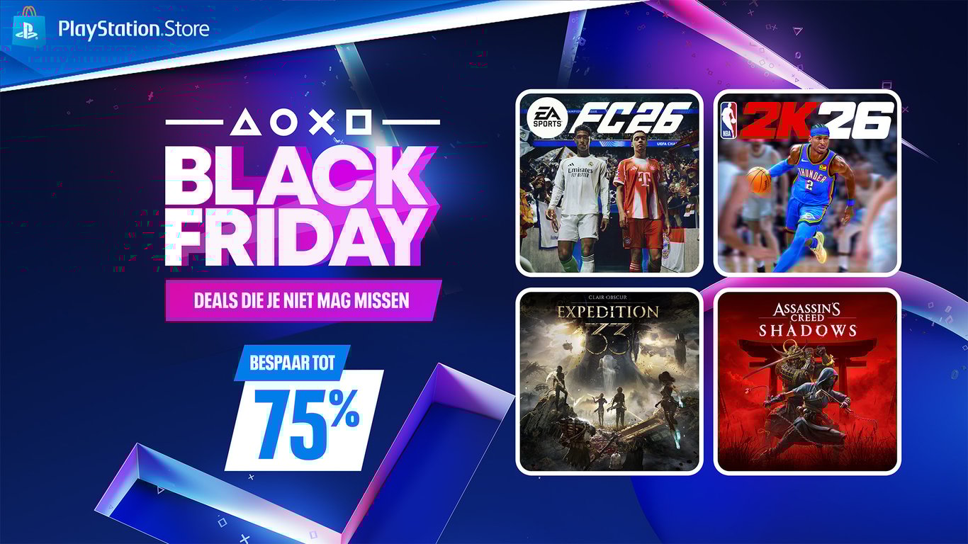 Scoor de beste deals tijdens de Black Friday sale van PlayStation