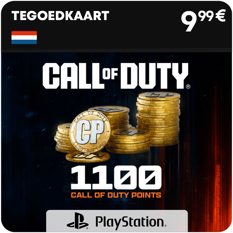 1100 CoD points (tegoed)