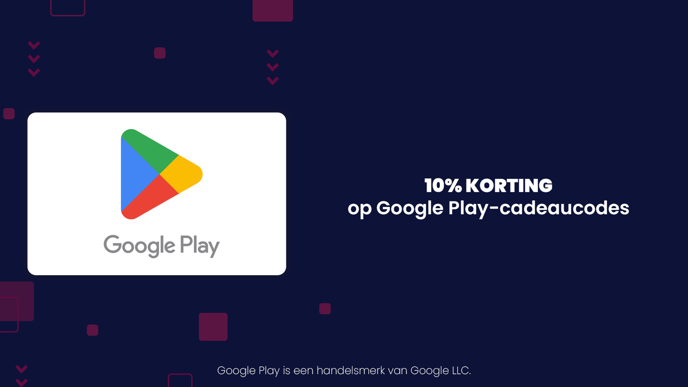 Profiteer van 10% korting op Google Play kaarten