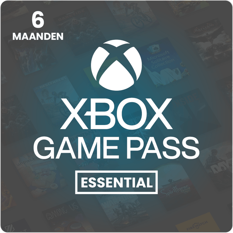 Xbox Game Pass Essential 6 maanden
