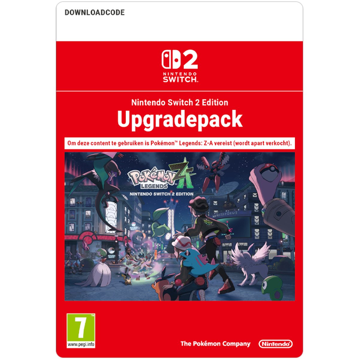Pokémon Legends: Z-A Upgradepack voor Nintendo Switch 2