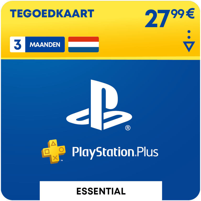 PlayStation Plus Essential - 3 maanden (tegoed)