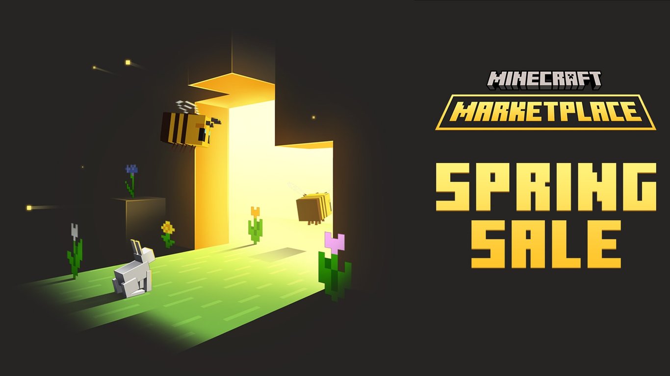 Korting in de Minecraft Marketplace tijdens de Spring Sale