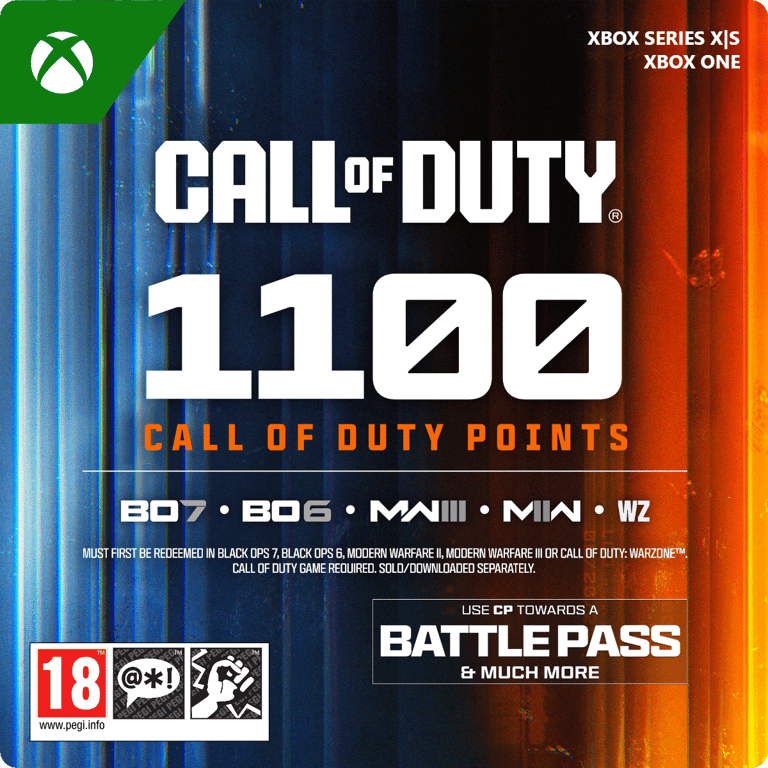 1100 Call of Duty Points