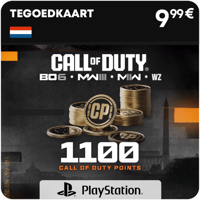 1100 CoD points (tegoed)