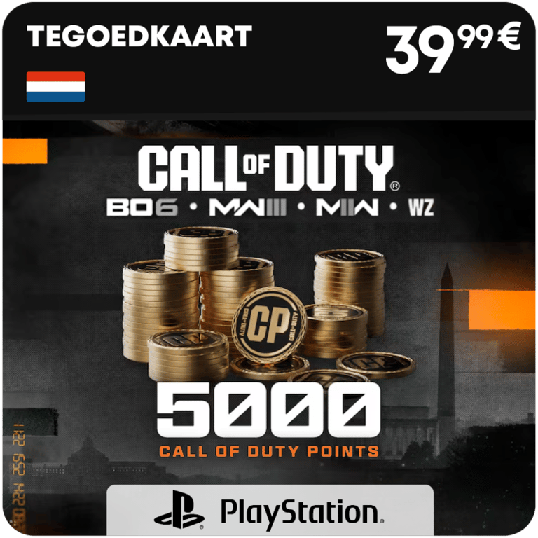5000 CoD points (tegoed)