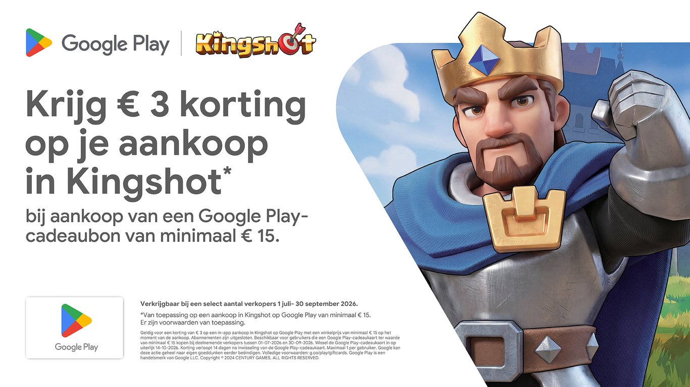 Kingshot-korting: bespaar met een Google Play-cadeaubon