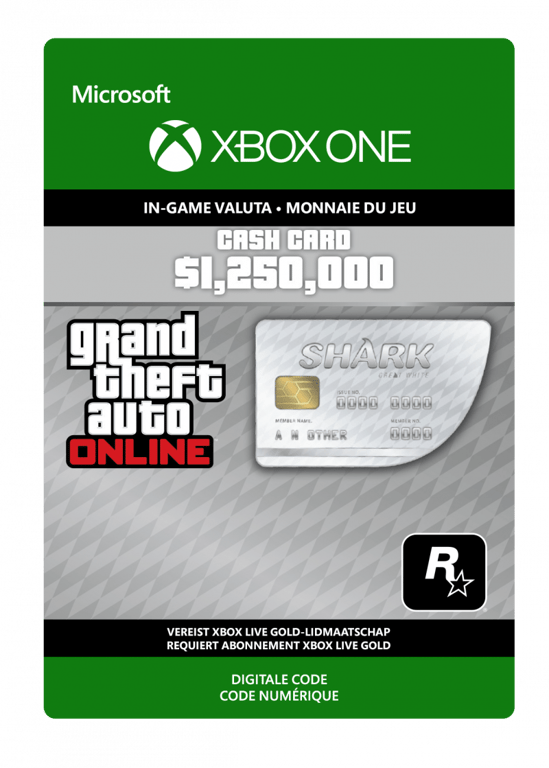 Great White Shark Card (Xbox)