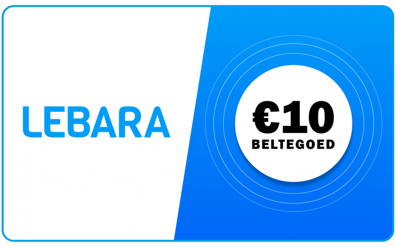 Lebara €10 = €20