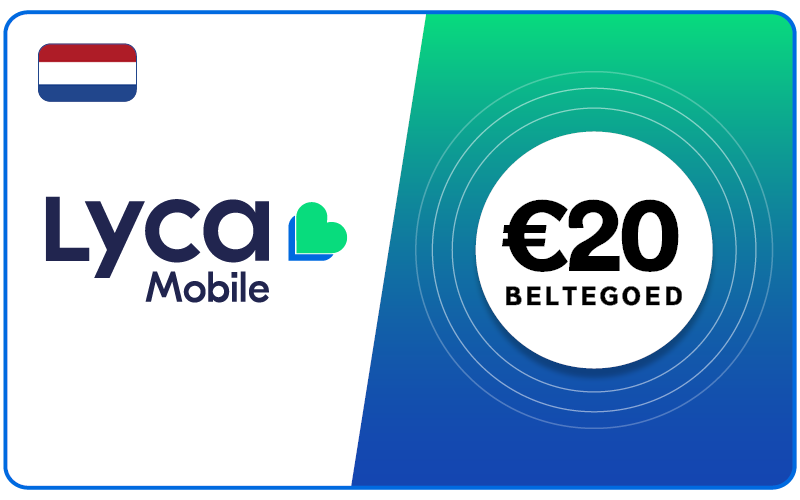 Lycamobile €20 = €40