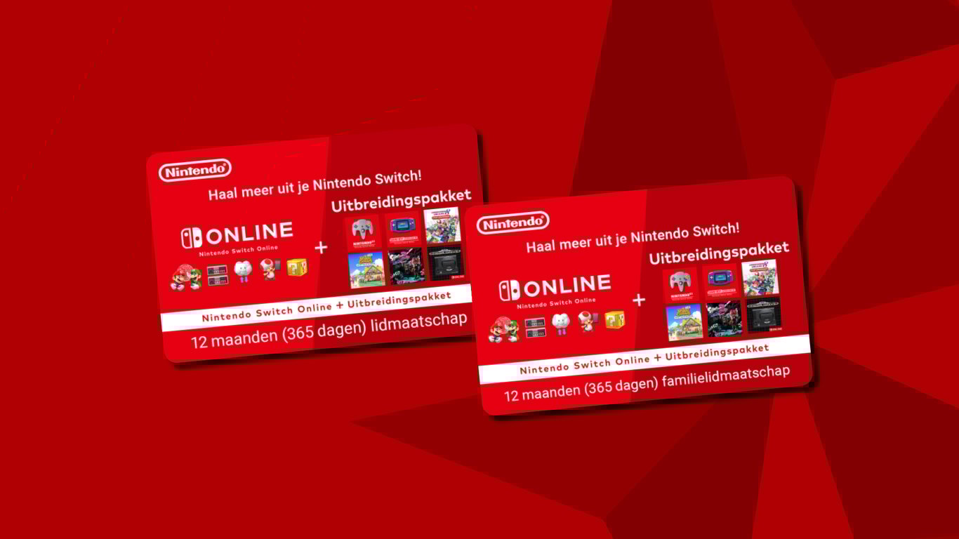 Nu bij KaartDirect: Nintendo Switch Online + Uitbreidingspakket!