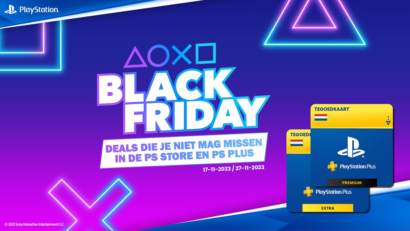 PS Plus lidmaatschap tot 30% korting in de Black Friday sale