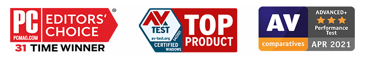 McAfee awards banner
