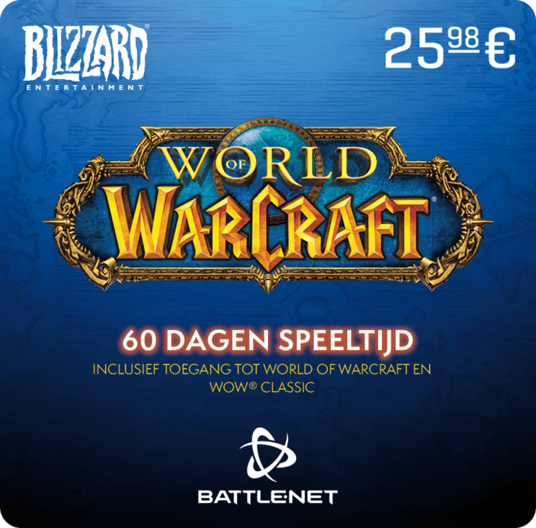 World of Warcraft 60 dagen tegoed