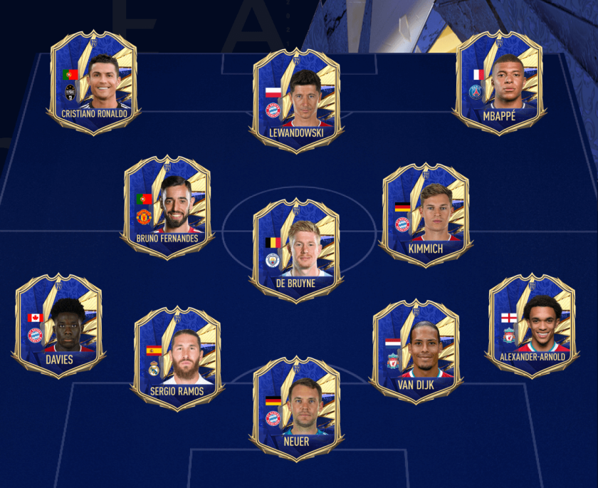 FIFA Team of the Year 2021 is eindelijk bekend!