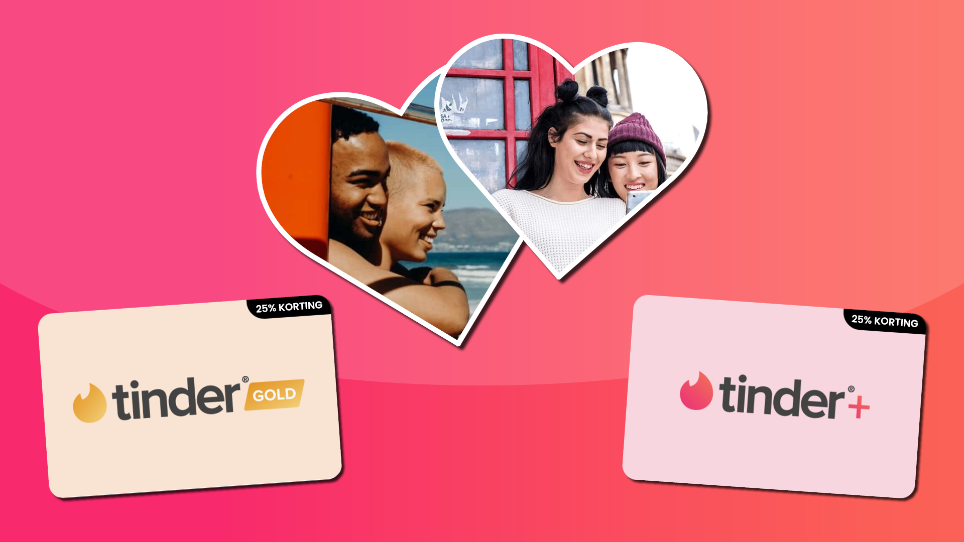 KaartDirect speelt Cupido: 25% korting op Tinder!