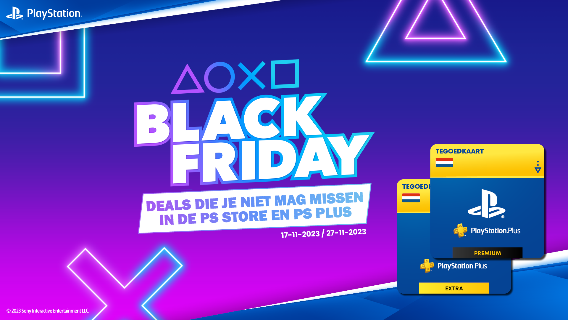 PS Plus lidmaatschap tot 30% korting in de Black Friday sale