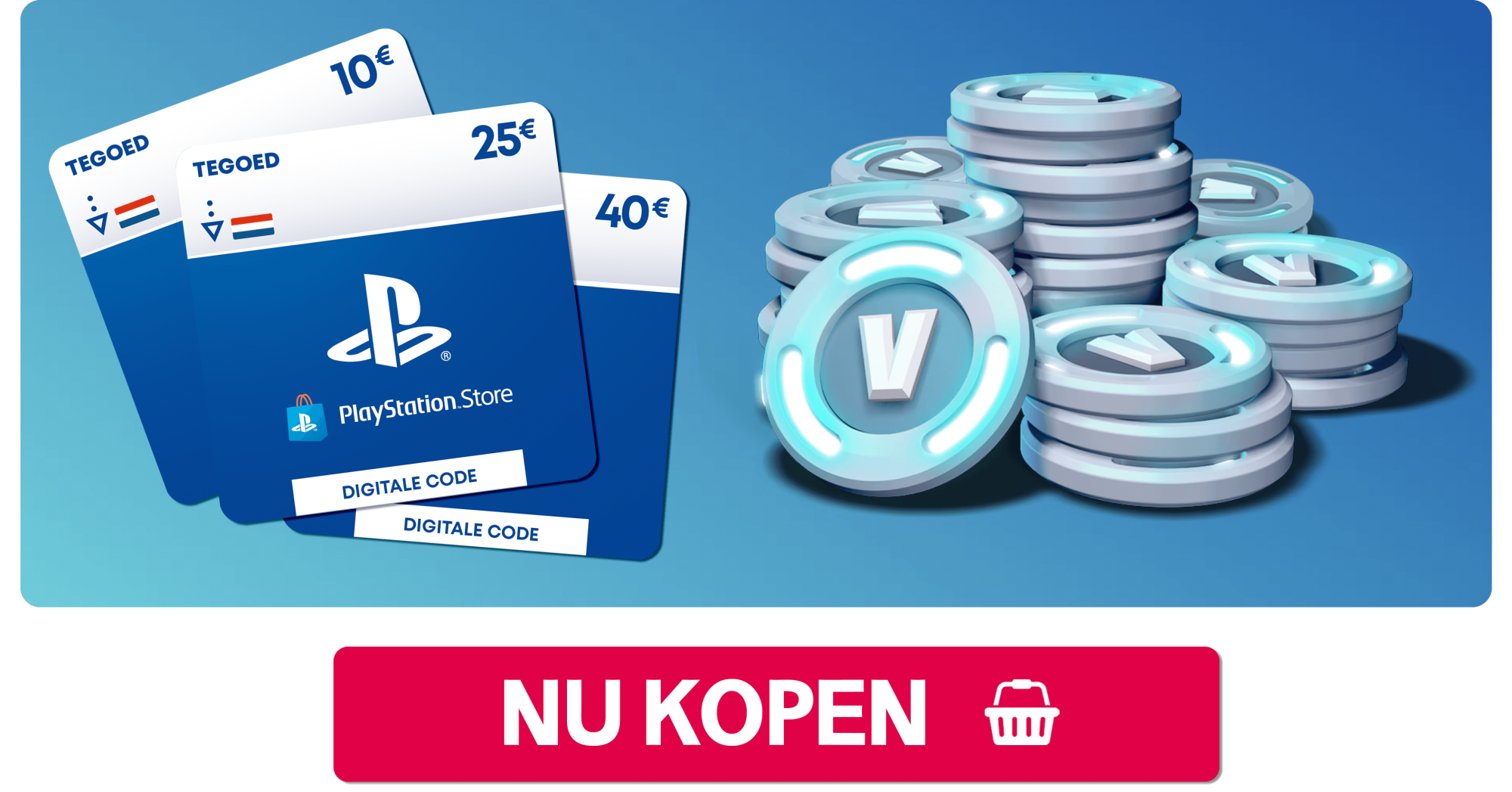 Fortnite V-Bucks voor PlayStation