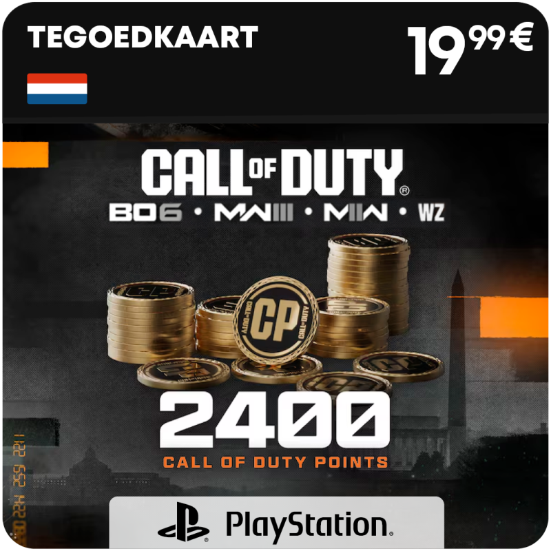 2400 CoD points (tegoed)