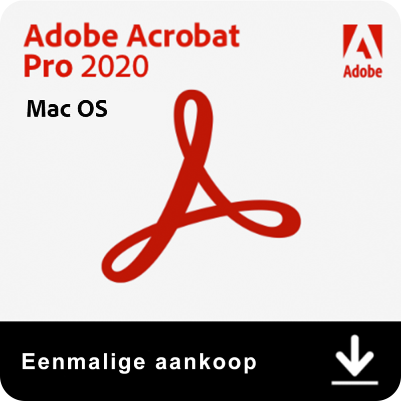 Adobe Acrobat 2020 Pro | MAC | Eenmalige aankoop