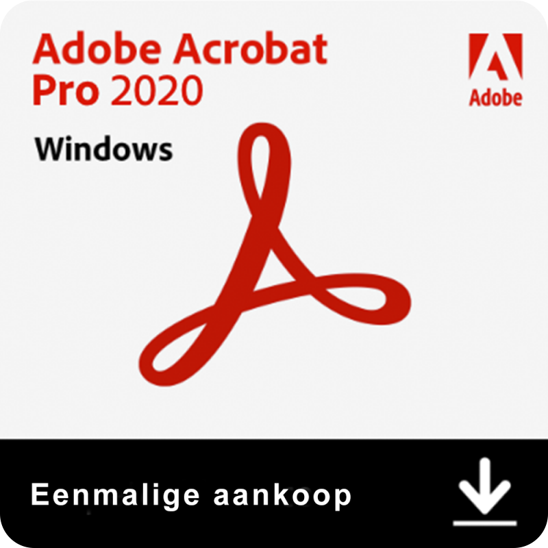 Adobe Acrobat 2020 Pro | Windows | Eenmalige aankoop