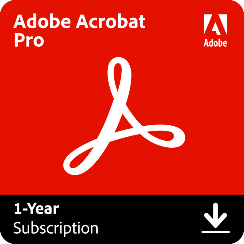 Adobe Acrobat Pro | PC/MAC | 1 jaar