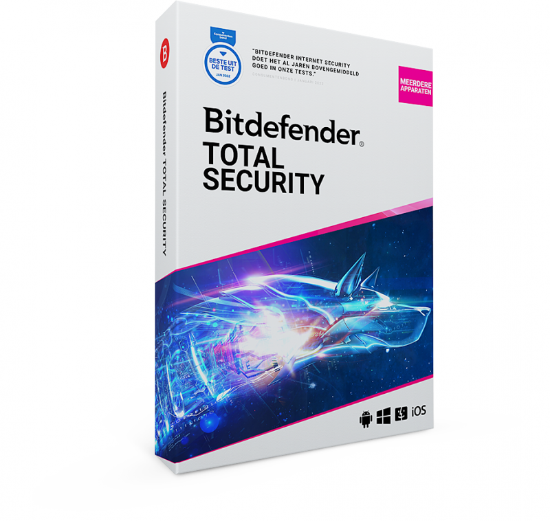 Bitdefender Total Security 2022 | 10 apparaten | 2 jaar