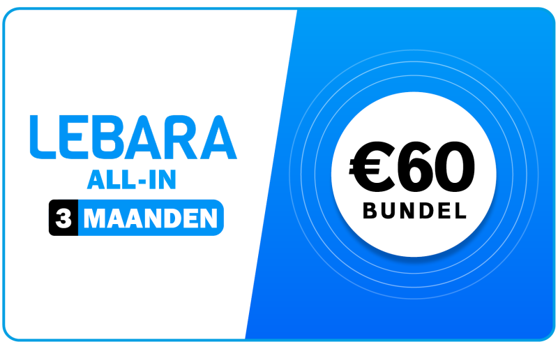 Lebara All-in €60 (3 maanden)