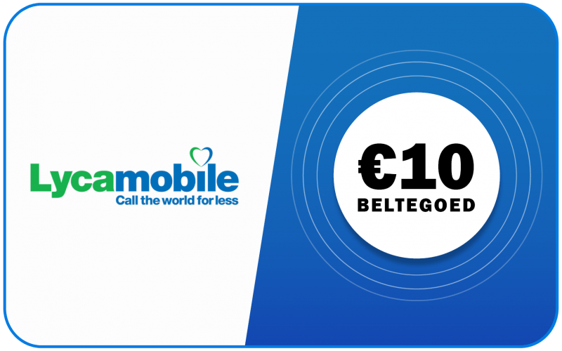 Lycamobile €10 KaartDirect