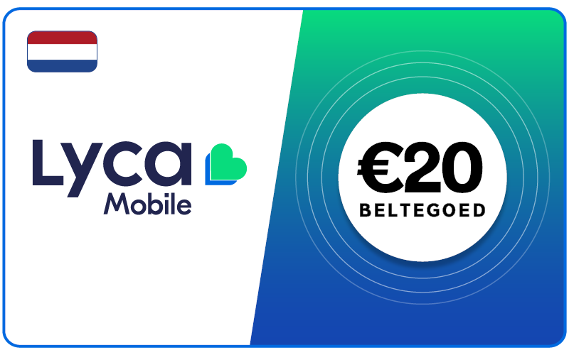 Lycamobile €20 = €40