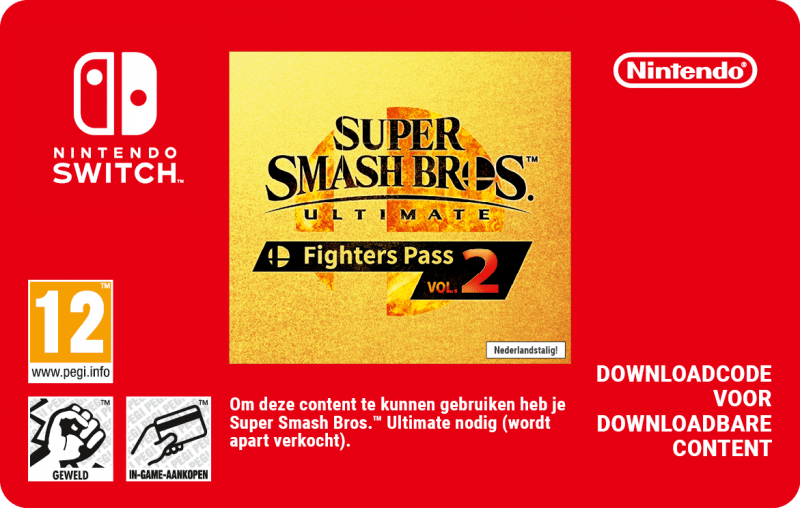Super Smash Bros Ultimate Fighters Pass Vol 2 Kaartdirectnl