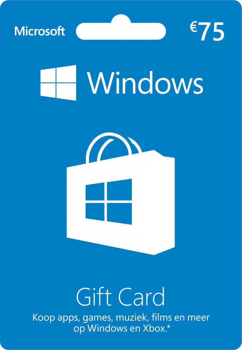 Windows Gift Card €75 | KaartDirect