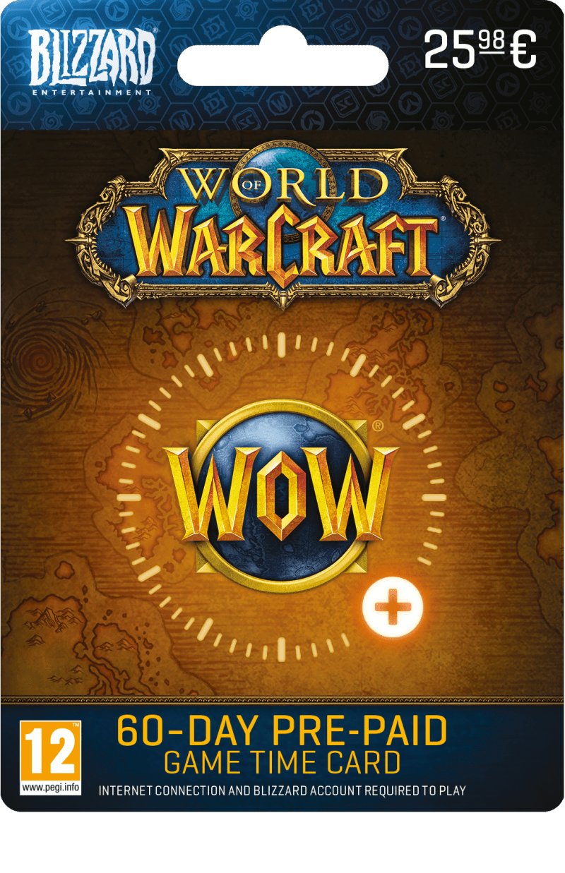 WoW Game Time Direct Geleverd KaartDirect nl