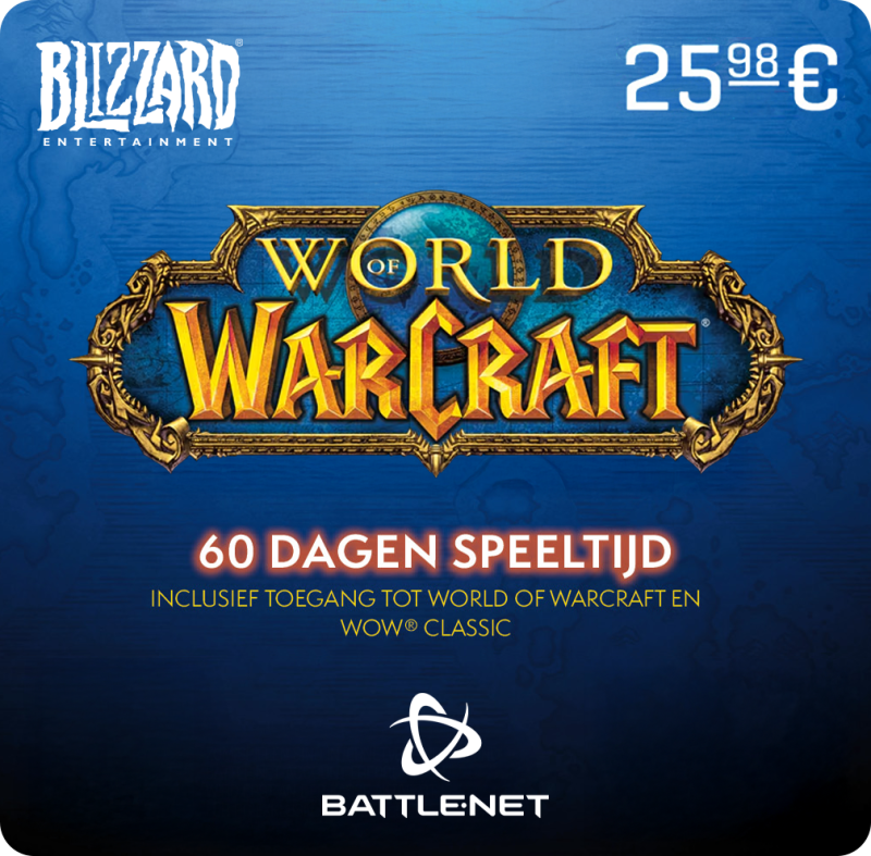 World of Warcraft 60 dagen tegoed