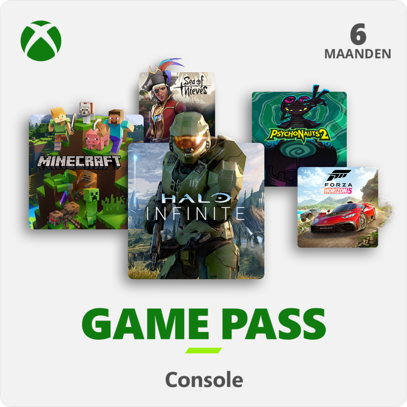 Permanent een vergoeding wildernis Xbox Game Pass | 6 maanden lidmaatschap | KaartDirect.nl