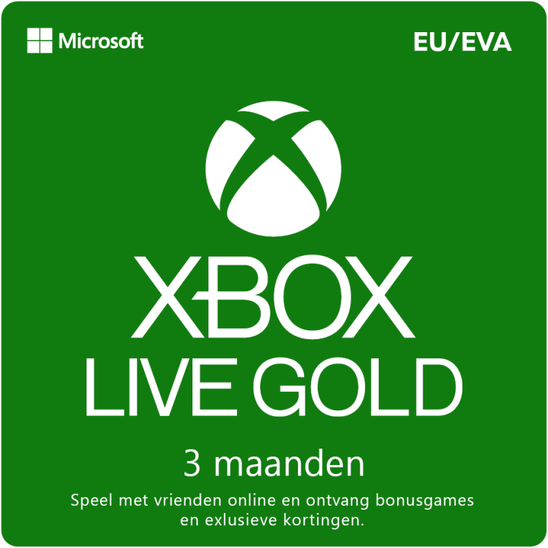 Vervallen ~ kant Conceit Xbox Live Gold 12 maanden - Ontvang je code gelijk | KaartDirect.nl