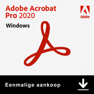 Adobe Acrobat 2020 Pro | Windows | Eenmalige aankoop
