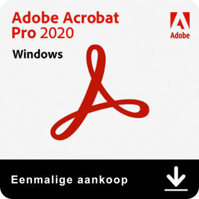 Adobe Acrobat 2020 Pro | Windows | Eenmalige aankoop