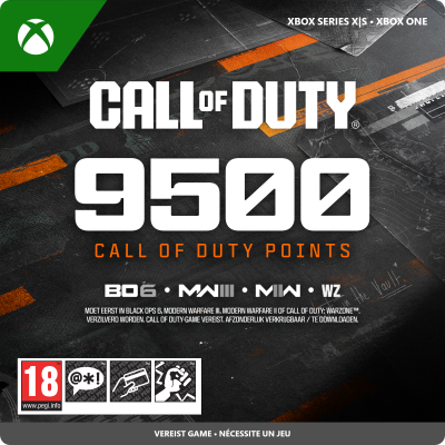 9500 Call of Duty Points