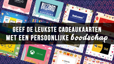 Verstuur een cadeaukaart met persoonlijke boodschap