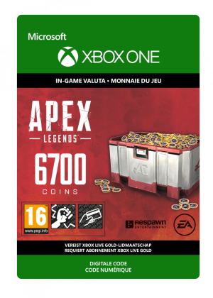 6700 Apex legends Coins (Xbox)