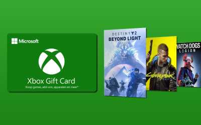 Xbox tegoed bij KaartDirect kopen