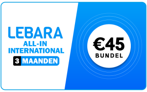 Lebara All-in International €45 (3 maanden)